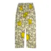 Pantalones de pijama de primavera, otoño e invierno para mujer, pantalones holgados de verano con dibujos animados, finos y holgados, pantalones de talla grande, ropa de abrigo, pantalones de casa para mujer, verano