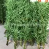 Decoração de bambu artificial planta de bambu falsa paisagem bambu biônico Zen planta verde externa tela divisória de corredor