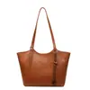 Yue Zi 2026 Otoño Temprano Nueva Llegada Bolso de Gran Capacidad para el Trabajo Debajo del Brazo Bolso de Hombro Simple Versátil Bolso Tote Elegante Retro