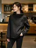 Ropa exterior súper elegante y que desafía la edad para mujer, nueva colección otoño 2026, con un diseño holgado y casual con una chaqueta inspirada en la ropa de trabajo con capucha