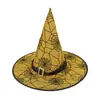 2023 comercio electrónico transfronterizo sombrero de bruja Fiesta festival sombrero de Halloween sombrero de bruja maquillaje sombrero de baile tocado de malla