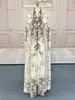Cárdigan Abrigo Plisado Estilo Miyake con Estampado, Ropa Étnica para Mujer Tallas Grandes, Moda Transfronteriza Europea y Americana, Capa Abrigo Plisado