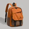 Mochila Feminina Casual Versátil Estilo College Tendência com Correspondência de Cores do Logo Personalizado Exportação Transfronteiriça para o Festival do Barco-Dragão, Festival do Meio Outono e Festival da Primavera