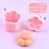 Forma de Bolo da Lua Série Urso e Flor, Urso Cartoon 3D Simulado Formato Flor Ferramenta Criativa de Panificação para Biscoitos