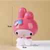 Decoração de bolo Sanrio Decoração de bolo My Melody Ornamento My Melody menina Topper de bolo de aniversário rosa