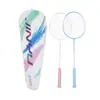 Set de Rackets de Bádminton de Alta Apariencia para Adultos y Jóvenes, Alta Elasticidad, Duradero, Racket Integrado, Tipo Ofensivo, Racket de Entrenamiento, Mayoreo