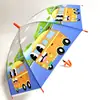 Paraguas Infantil de Dibujos Animados a Prueba de Viento Sanrio, Paraguas de Doble Propósito Automático Impermeable para el Sol, Paraguas de Mango Recto a Prueba de Lluvia