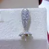 Accesorios DIY Colgante de Perla de Plata de Ley S925, Montura en Blanco para Colgante de Cera de Abejas, Diseño de Signo de Exclamación de Lujo Ligero Todo de Plata