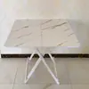 Mesa Dobrável Personalizada para Uso Doméstico, Conjunto Simples de Mesa e Cadeiras Dobráveis para Apartamentos Pequenos, Mesa Dobrável Portátil para Dormitórios