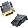 Adecuado para Adaptador Dvi a HDMI Convertidor HDMI a Dvi Tarjeta Gráfica de Computadora Conector Dvi Cable Adaptador para TV