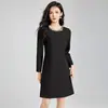 Preço especial, sem devoluções ou trocas - Vestido Outono/Inverno - Por favor, consulte o atendimento ao cliente para qualquer dúvida