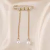 Nuevo Broche de Moda Transfronterizo con un Diseño Elegante y con Estilo, Decoración de Hebilla de Cintura con Cadena Larga, Pin Versátil para Ropa