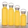 Copo Térmico Estilo Americano Grande Calibre Transfronteiriço Grande Capacidade Aço Inoxidável 304 Garrafa de Água Esportiva Para Uso Externo Ciclismo Montanhismo Água