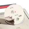 Beige Corto Papel Yunlong de Seda Autoadhesivo Floristería Etiqueta Floral Logotipo Publicitario Impresión Pegatina de Código QR Personalización