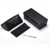 Set de gafas cielo y tierra caja cubierta bolsa para gafas paño para gafas bolsa para gafas a juego LOGO imprimible set de caja para gafas al por mayor
