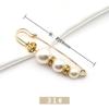 Hebilla de Cintura Pin de Cintura Invisible Accesorios Ropa Fija Cintura Cambiar Pequeño Artefacto Hebilla Anti-deslizamiento Broche Pantalones de Mujer