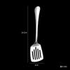 Espátula Mini para Exteriores de Acero Inoxidable 304 Cuchara Ranurada Espátula para Freír Espátula para Polvo Utensilios de Cocina Espátula Cuchara Espátula Cuchara Set de Utensilios de Cocina