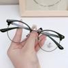 H6615 nuevo marco ovalado personalizado marco de cejas para negocios marco simple para gafas de luz anti-azul se puede equipar con marco para gafas de miopía