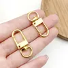 [Yuku] Hebilla de Puerta Giratoria de 12x33 mm con Chapado de Seis Colores del Fabricante Llavero Giratorio Accesorios para Joyería de Aleación DIY