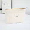 2026 Nova Bolsa de Maquiagem Vertical com Espiga de Trigo Grande Capacidade Bolsa de Armazenamento para Cosméticos Bolsa Portátil de Mão para Sair Necessaire