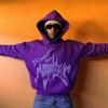 2025 Nuevo Otoño e Invierno Letra Americana Espuma Holgado Casual Moda Callejera Tendencia Sudadera con Capucha