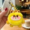 Mini Bola de Carbón de Pelo de Conejo con Lazo Duende Ins Celebridad de Internet Encanto de Bolsa Linda Colgante para Mujer Llavero Muñeca