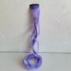Extensiones de Cabello Rizado de Una Pieza Sin Costuras con Degradado de Color Peluca de Cabello Largo Rizado de Fibra Química de Una Pieza Color Comercio Exterior Transfronterizo