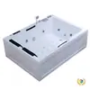 Tina de hidromasaje exterior acrílica de doble tamaño para parejas, con funciones de surf y masaje, con control de temperatura, adecuada para uso doméstico y diseñada para adultos