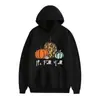 Sudadera con capucha de moda casual para hombre y mujer, estampado digital 3D de calabaza de Halloween, comercio exterior europeo y americano, primavera y otoño 2023