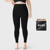 Leggings grises cortos de talla grande para mujer, adecuados para primavera y otoño, nuevo estilo 2026, no se deforman, leggings cálidos para figuras petite