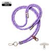Cordão Curto para Celular 8mm Fivela Dupla Forte Corrente de Pulso Anti-Perda Alça Trançada Elegante para Capa de Celular