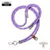 Novo Cordão Elegante para Celular 8mm Forte para Pendurar no Pescoço Transversal Ajustável Outdoor Anti-Perda Exquisitecido Pulso Corda Trançada