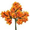 Folhas de Salgueiro Artificiais, Folhagem de Planta, Ficus Francês, Decoração de Janela, Decoração de Folha Verde para Canto de Plantas no Jardim de Infância