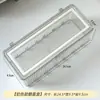 Caja de Cristal con Perlas Antioxidación Desmagnetización Joyería Collar Pulsera Acrílico Transparente Caja de Almacenamiento para Pulseras