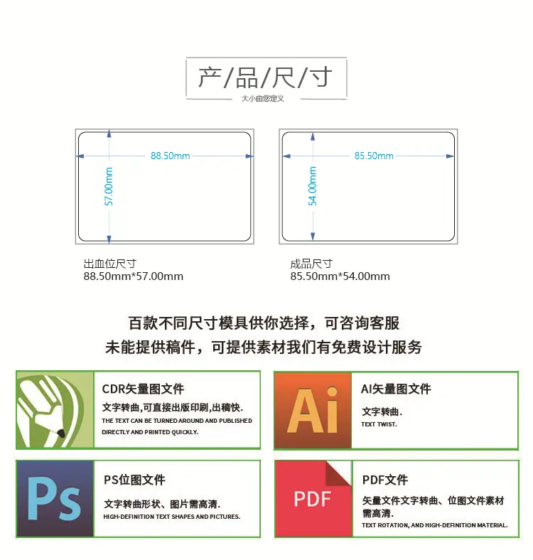 2。产品尺寸