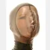 Máscara de Látex Adereço de Cabeça Sexy Roupa de Látex Máscara Marrom Adereço de Cabeça para Adultos Role Play Produtos para Adultos