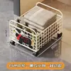 Estante de almacenamiento debajo del mueble del baño, cesta de almacenamiento para detergente de lavandería con ruedas, estante de almacenamiento móvil debajo del lavabo