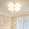 Creme vento mestre quarto lâmpada de teto quarto da menina sala de estar pendurado lâmpada proteção para os olhos moderno simples atmosfera sentimento de alto nível