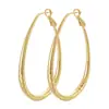 Pendientes de Aro Grandes de Moda Transfronteriza Europeos y Americanos con un Toque de Lujo, Aros de Oreja Exagerados con Forma de Escamas, Pendientes Elegantes y Sencillos