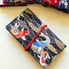 Bolsa para Pincéis Heftie de 13 Compartimentos Flor de Cerejeira Peixe Saltando Carpa Bolsa de Armazenamento para Pincéis de Maquiagem Grande Capacidade Portátil Estilo Chinês Ferramentas de Beleza