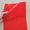 Atacado do fabricante de sacos de embalagem de dedeiras de PE vermelhas, sacos planos grandes de PE vermelhos e sacos plásticos de PE impressos