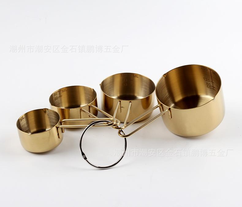 金线柄量杯四件套1