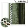 Cortinas blackout de renda simples para quarto, estilo de alta qualidade, populares no Xiaohongshu, cortinas para bay window de Shaoxing Keqiao