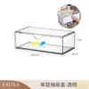 Caja de Almacenamiento Apilable para Bolsitas de Té Estante de Almacenamiento de Cápsulas de Café de Escritorio Estante de Almacenamiento para Sala de Té Caja de Almacenamiento Transparente para Bolsitas de Té