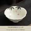 Juego de Té de Cerámica Pintado a Mano de Manzano Llorón para Uso Doméstico Gongfu Gaiwan Tetera Tazas de Té Nuevo Estilo Chino Caja de Regalo de Lujo Ligero
