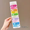 Pinzas de pelo de estrella de colores para niños, pinzas para flequillo para niñas, pinzas BB de gota de agua, pasadores pequeños, accesorios para el pelo de bebé