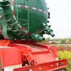 Semirreboque Tanque de Sucção a Vácuo de Esgoto de Três Eixos, Caminhão Tanque de Limpeza de Fossa Séptica e Transporte de Lodo de 40 Metros Cúbicos, Extração de Esterco de Fazenda