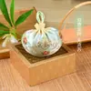 Saquitos de palacio de estilo chino con temática de animales, bolsas vacías para el Festival de Otoño, saquitos de oración portátiles, brocado tejido con borlas, bolsitas auspiciosas, al por mayor