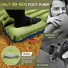 Colchoneta Inflable Ultraligera para Dormir Colchón Almohada Integrada Sin Válvula Diseño Compacto Inflado/Desinflado Rápido