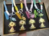 Pequenos Presentes Práticos, Corrente de Contas 999 Banhada a Ouro, Coleção de Pingentes My Melody e Crayon Shin-Chan, Itens Populares para Atacado